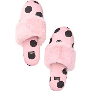Victoria’s Secret Signature Satin Slippers
